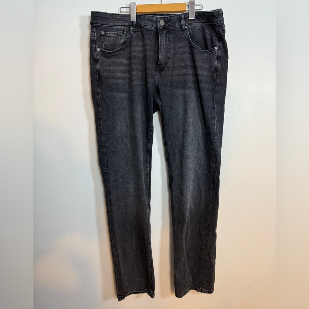 DL1961 Men’s Slim Jeans – Size 38x34 Faded Black Denim - Picture 2 of 8